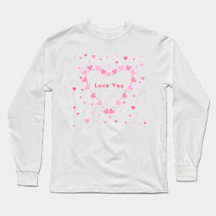 Love and Hearts Long Sleeve T-Shirt